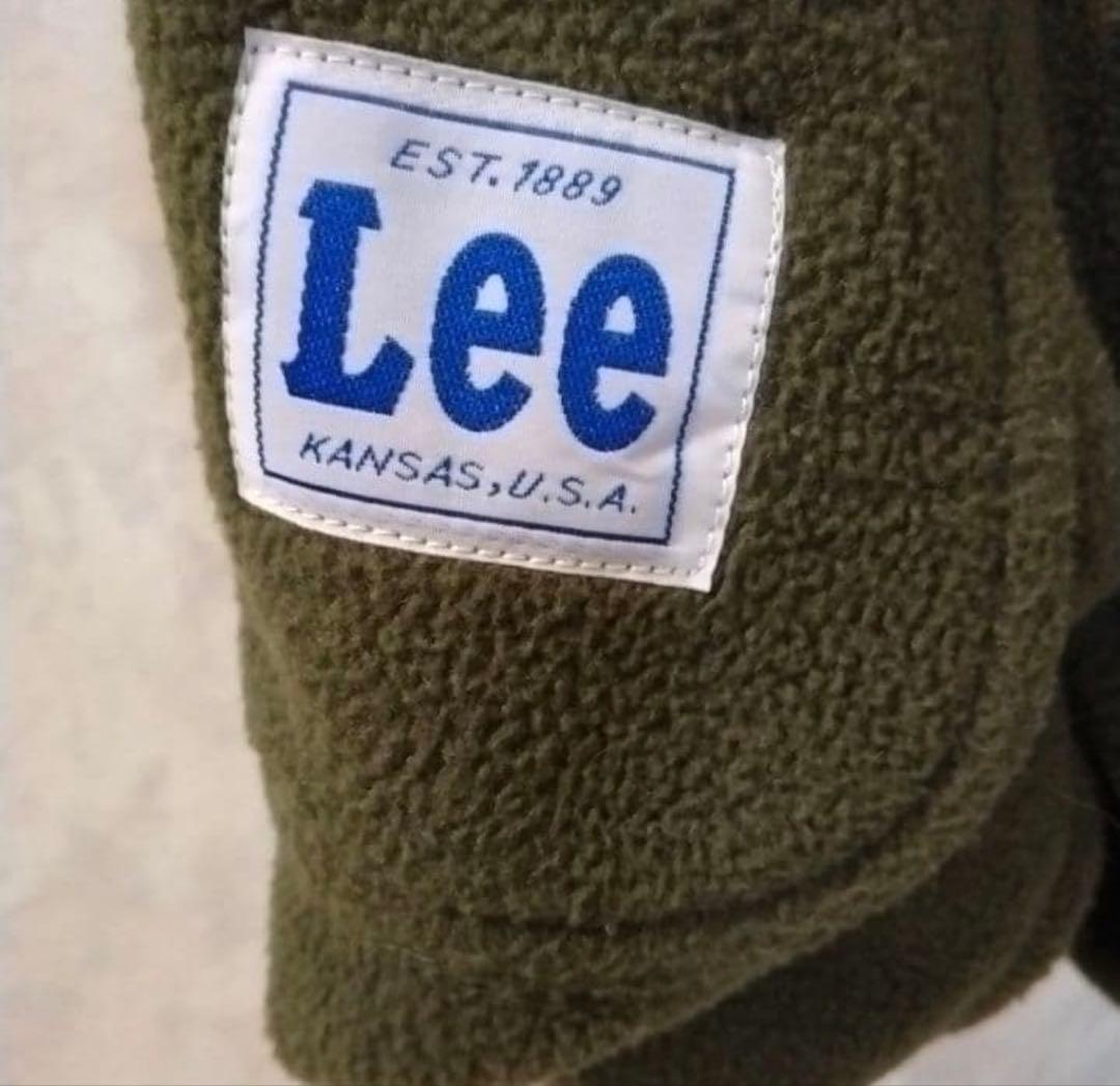 Lee ペットパラダイス 犬用つなぎ フリース カーキ 画像3