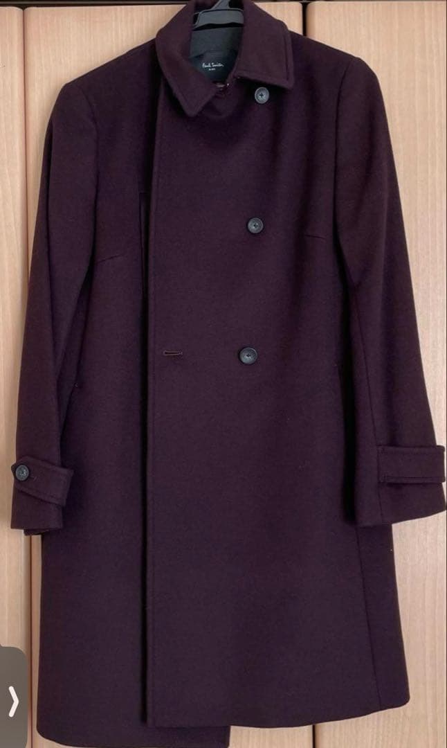 Paul Smith チェスターコート ダークパープル