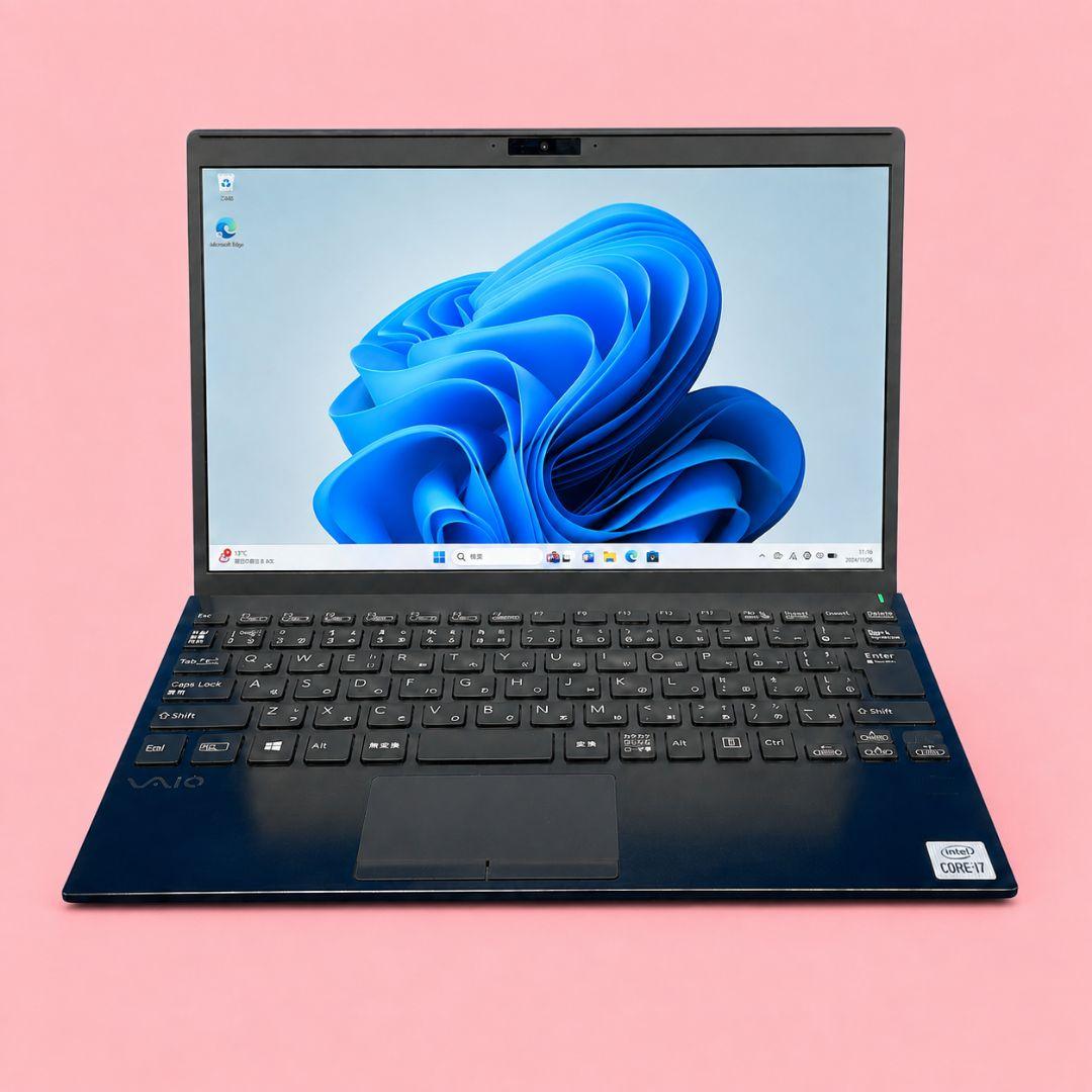 美品LTESIM対応Core i7VAIO第10世代16GBSSD 画像2