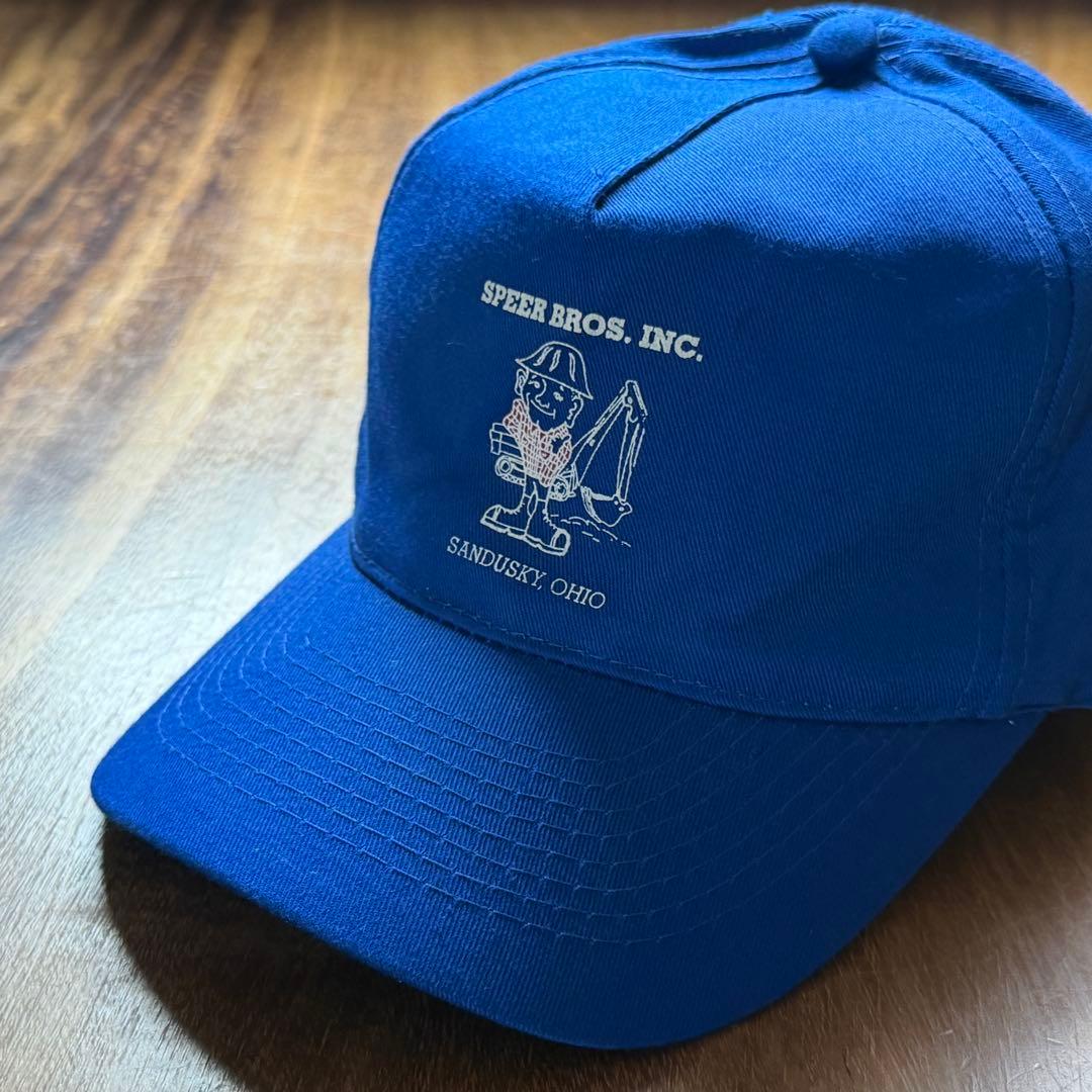【c】雰囲気◎90s!企業ロゴ ヴィンテージキャップ 日本未発売us買付け 画像2