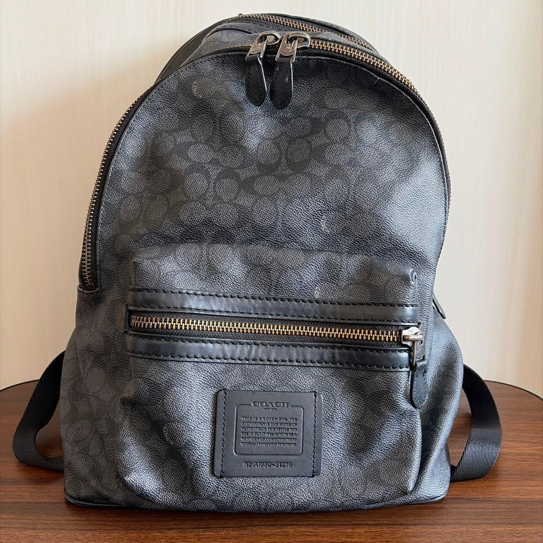 COACH シグネチャー バックパック リュック ブラック