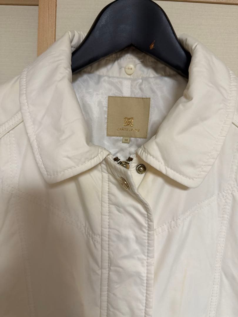 【美シルエット】CHATELAINE シャトレン ロングダウンコート ホワイト 画像2
