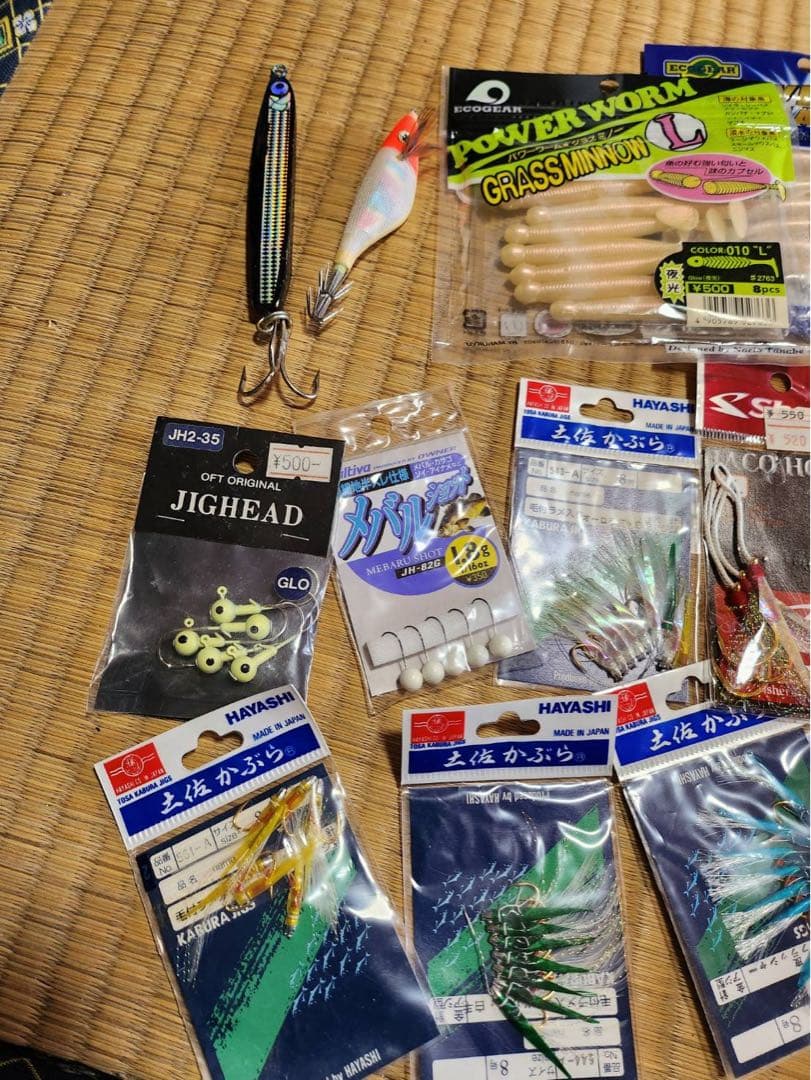 釣具 まとめ売り ルアー エギ 仕掛け 土佐かぶら メバル針 ワーム スイベル 画像2