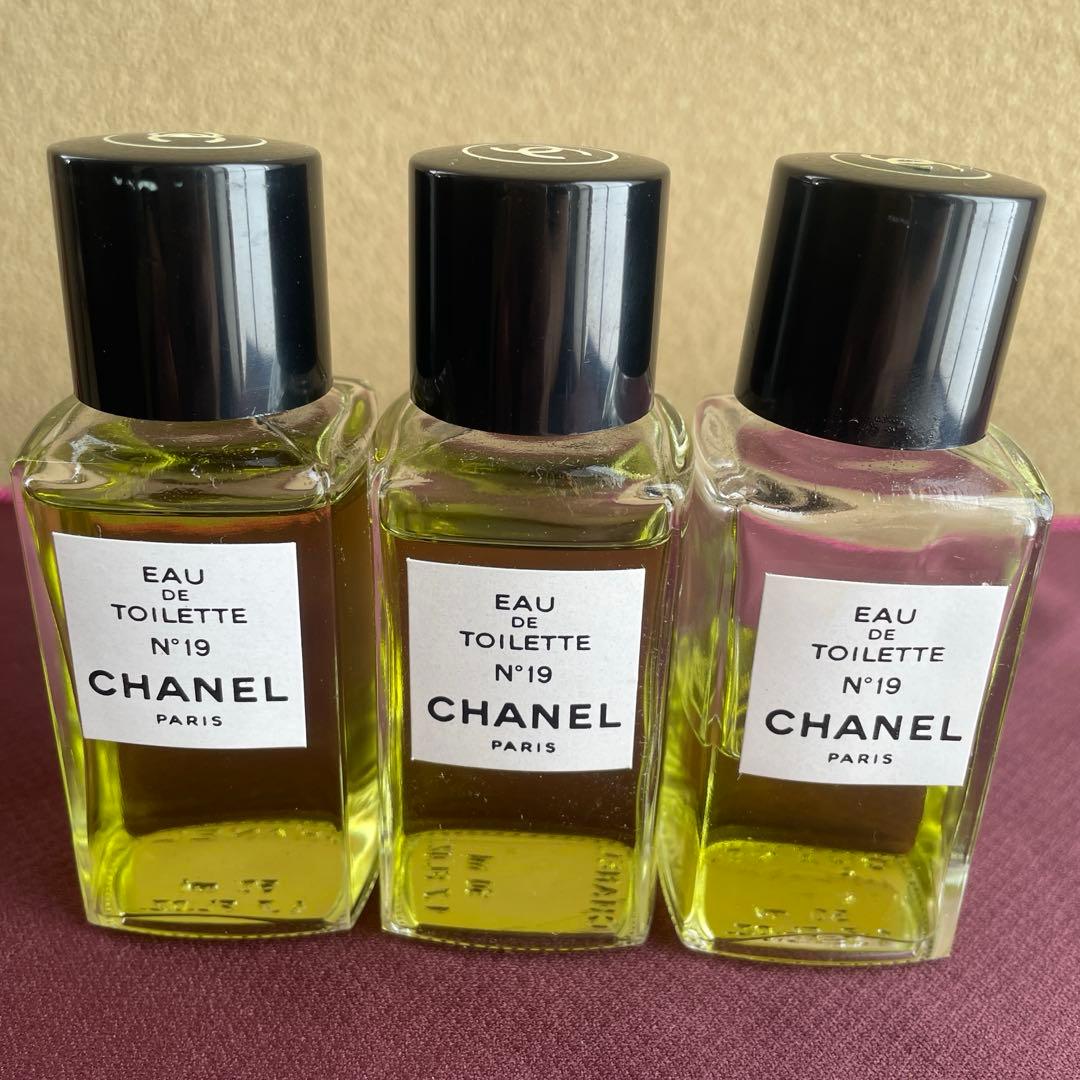 CHANEL N°19 旧ボトル 3本セット オードトワレ 香水 シャネル
