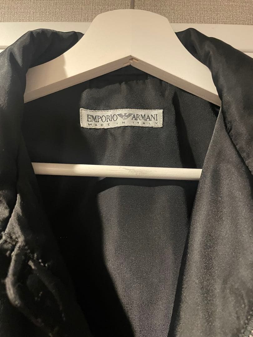 90s 48 EMPORIO ARMANI Down Nylon Bomber 画像5