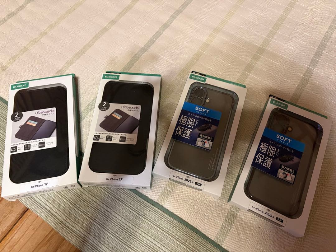 ELECOM iPhone用ケース 4点セット