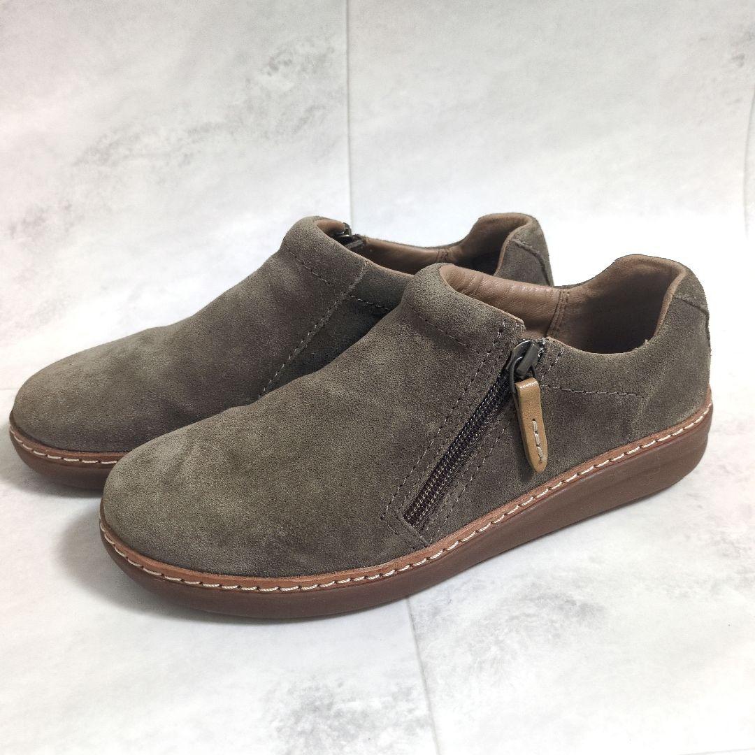 Clarks スリッポン サイドジップ クラークス