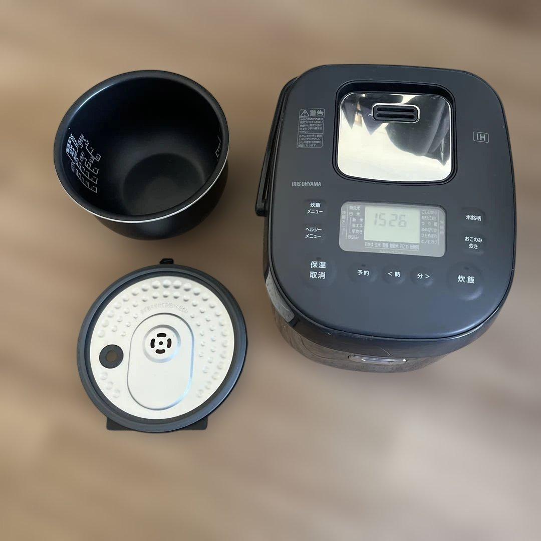IRIS OHYAMA IH炊飯器 RC-IKA50-B 本体 訳あり
