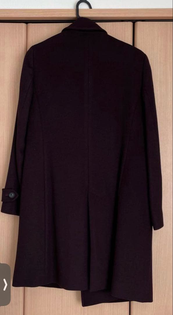 Paul Smith チェスターコート ダークパープル 画像2