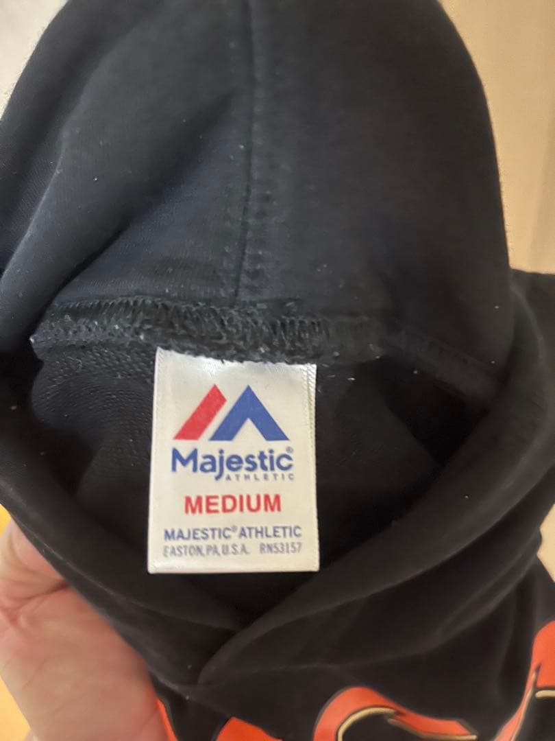 【美品】Majestic サンフランシスコ・ジャイアンツ パーカー Mサイズ 画像5