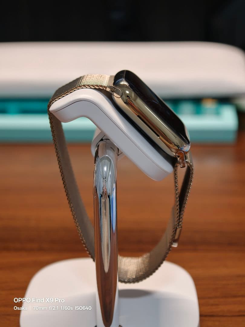 Apple Watch Series 8 41mm ゴールドステンレス セルラー 画像4