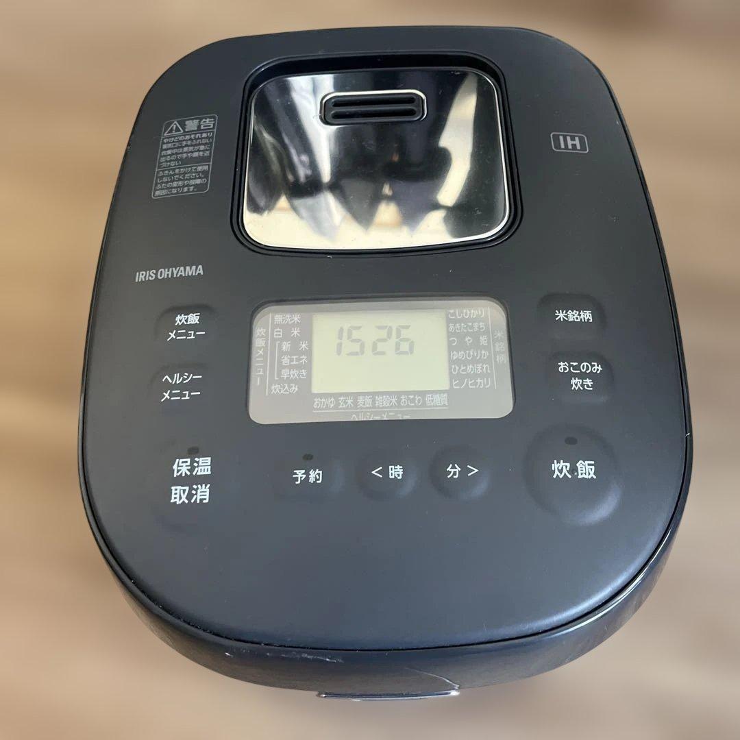 IRIS OHYAMA IH炊飯器 RC-IKA50-B 本体 訳あり 画像2