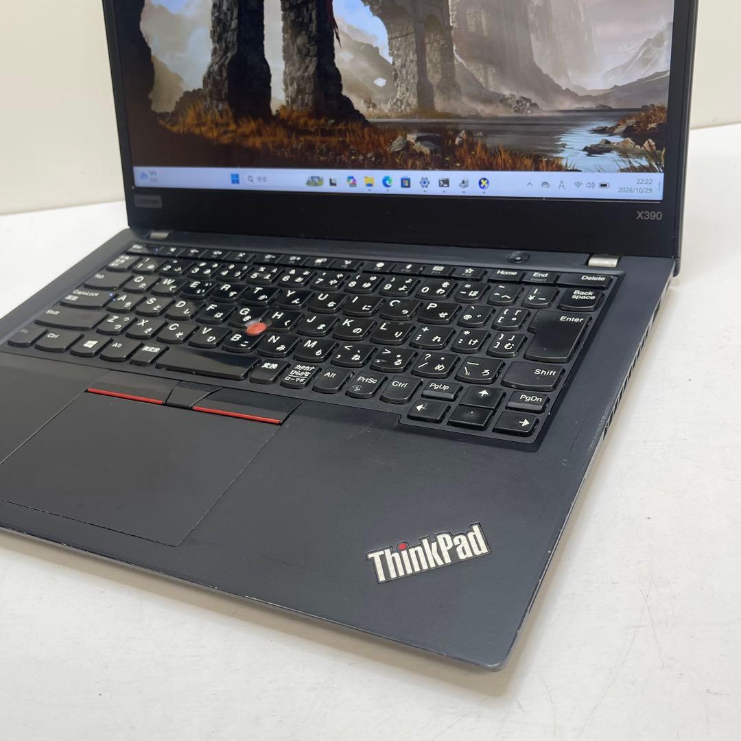 Lenovo ThinkPad X390 i5 8世代 16GB SSD256G 画像3