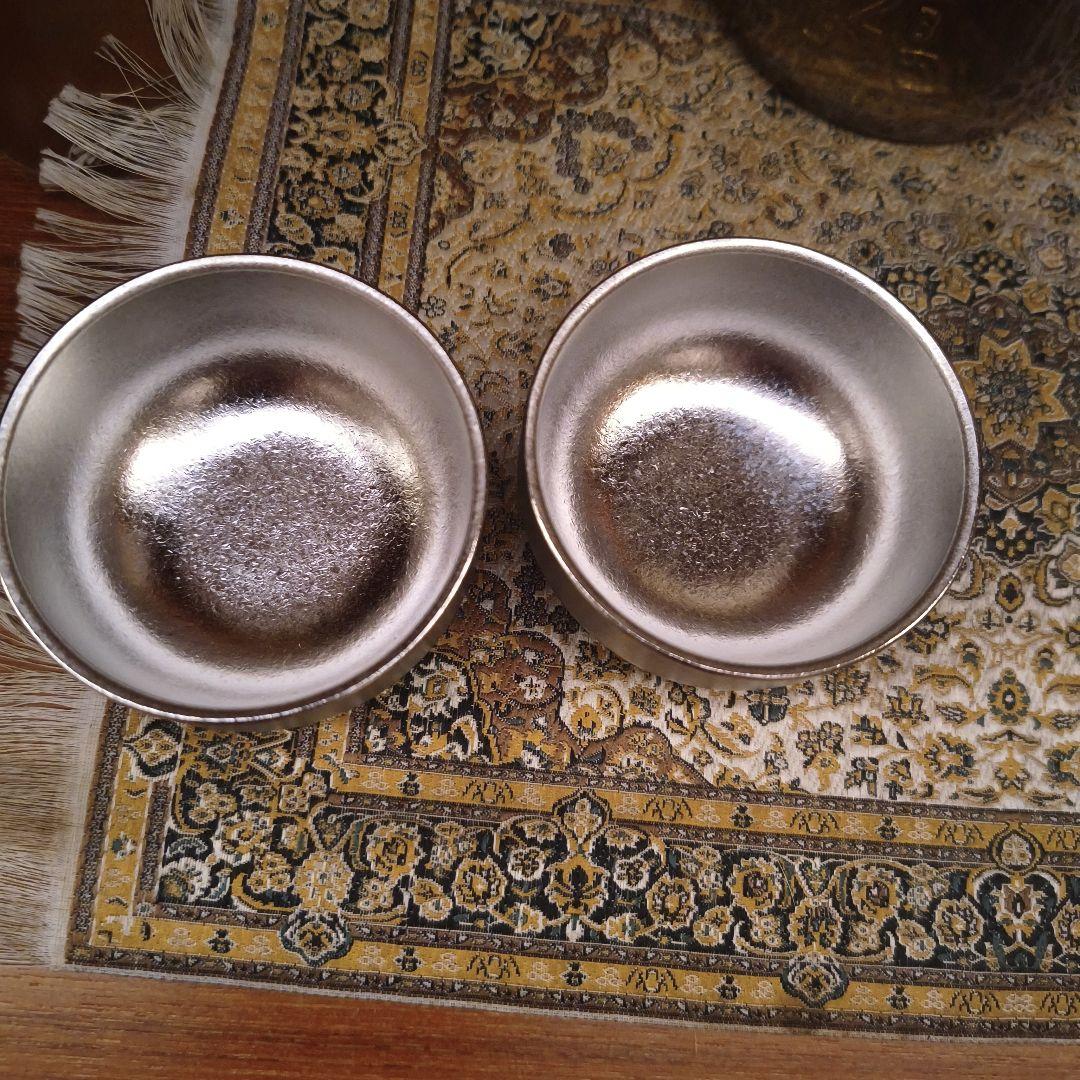チタンで出来たぐい呑み2個セット 画像3