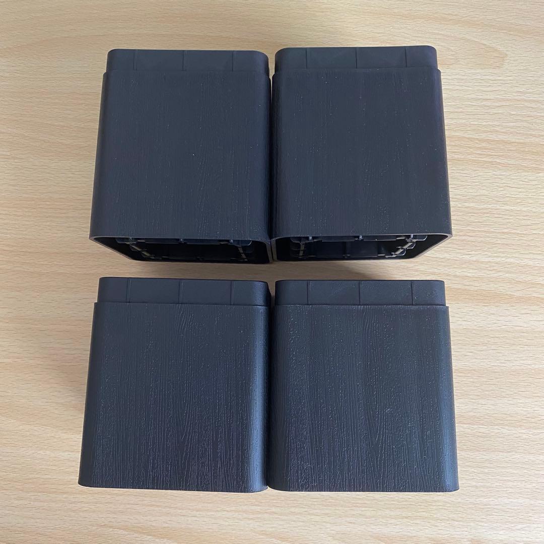 継ぎ脚 脚台 こたつ テーブル ベッド 家具 高さ調節 ブラック 画像2