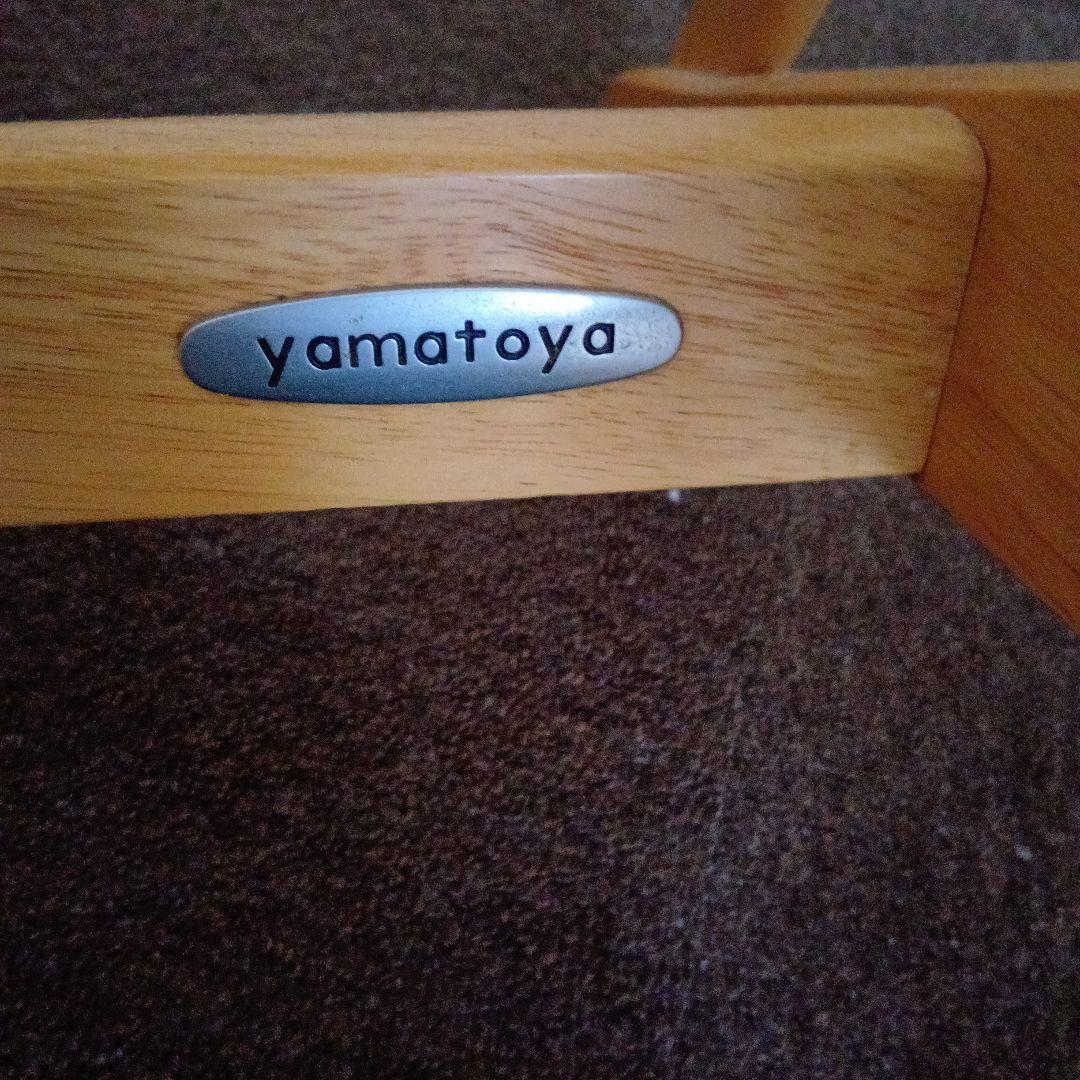 yamatoya すくすくチェア 木製ベビーチェア 高さ調節可能 画像2