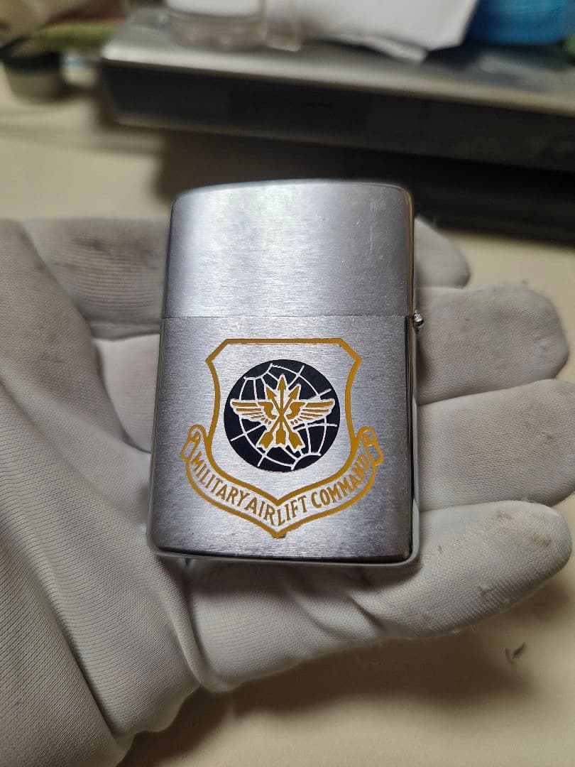 ZIPPO ライター MILITARY AIRLIFT COMMAND 火花確認 画像2
