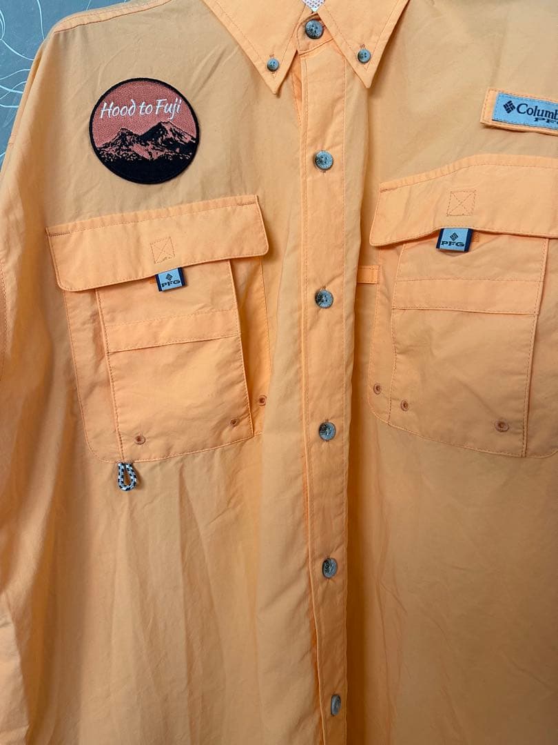 Columbia PFG オレンジ メンズ 長袖シャツ L 画像2