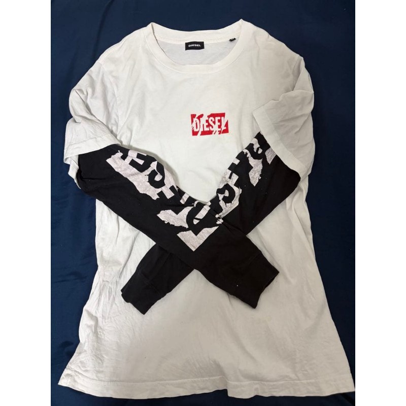 DIESEL フェイクレイヤード 長袖Tシャツ
