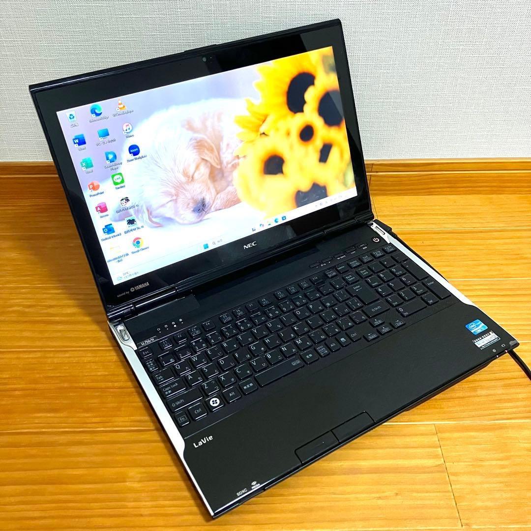 爆速i7✨Windows11ノートパソコンPCオフィス付きメモリ8GBSSD 画像2