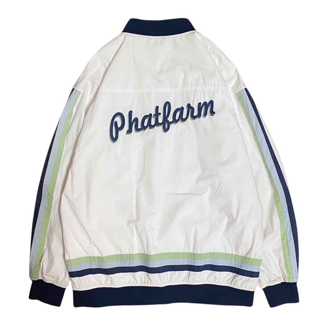 PHAT FARM バック刺繍 ジップ ジャケット ファットファーム XL