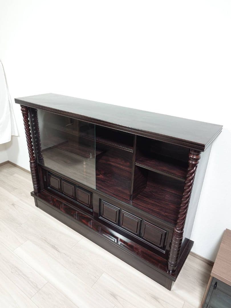 最終Sale‼️古美術家具 飾り棚 幅1520×奥行370×高さ1100mm 画像3