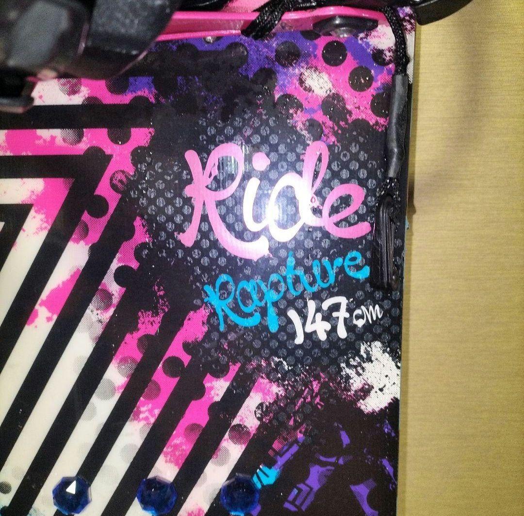 RIDE Rapture スノーボード 147cm ビンディング カバー付き 画像3