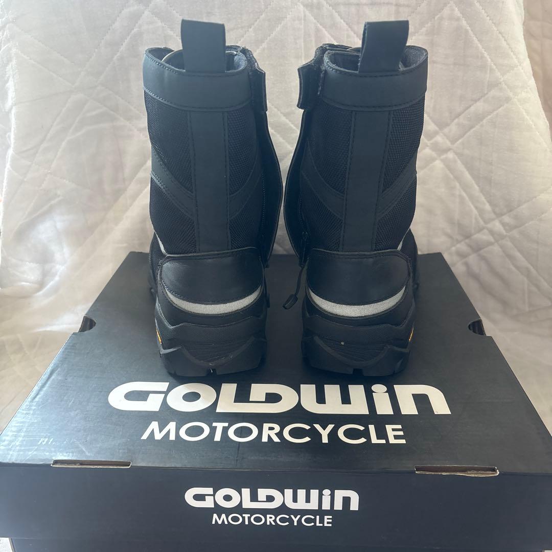 GOLDWIN バイクブーツ ブラックGベクター GWM X-OVER 画像3