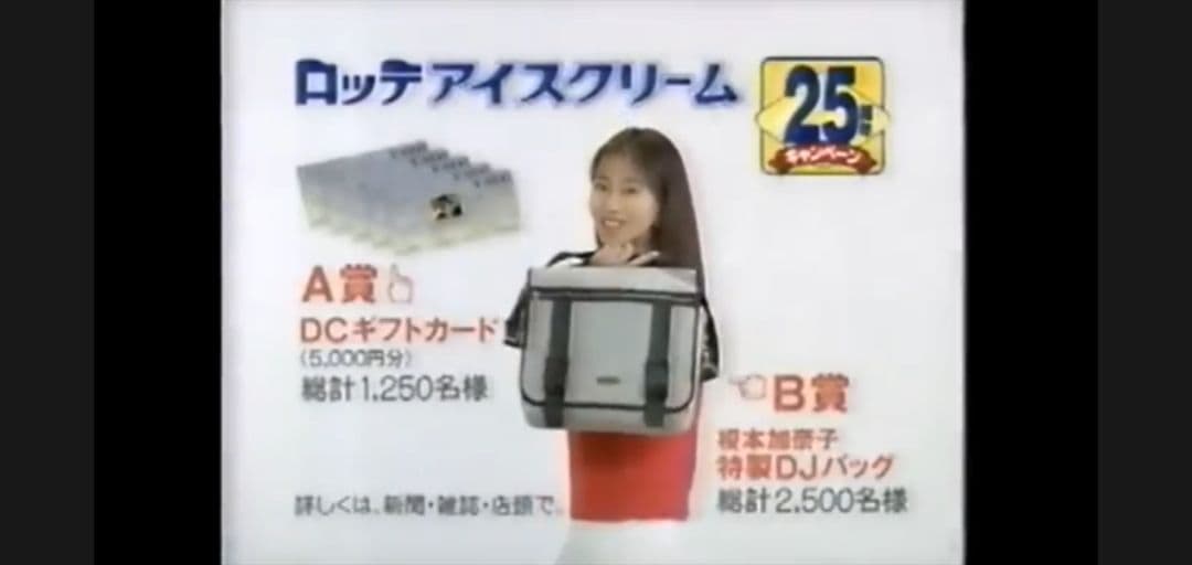 ショルダーバッグ 懸賞品 LOTTE CM 榎本加奈子 画像2