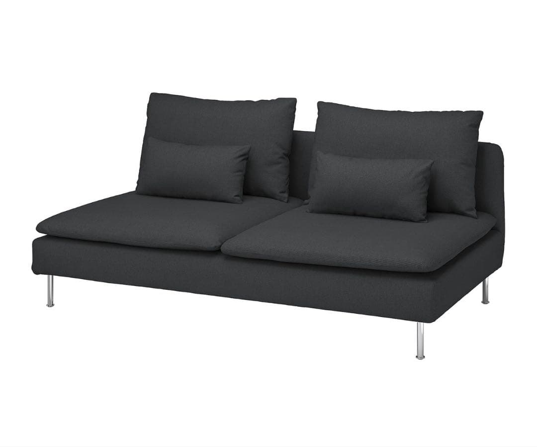 IKEA ソーデルハムン ダークグレー 画像2