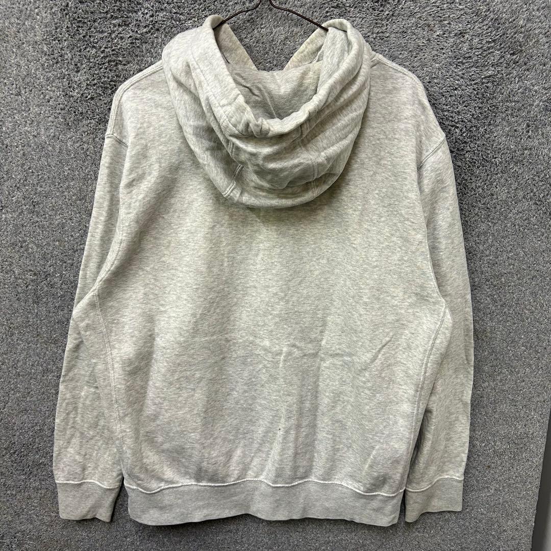 【F133】 NIKE パーカー サイズM グレー 灰色 画像3