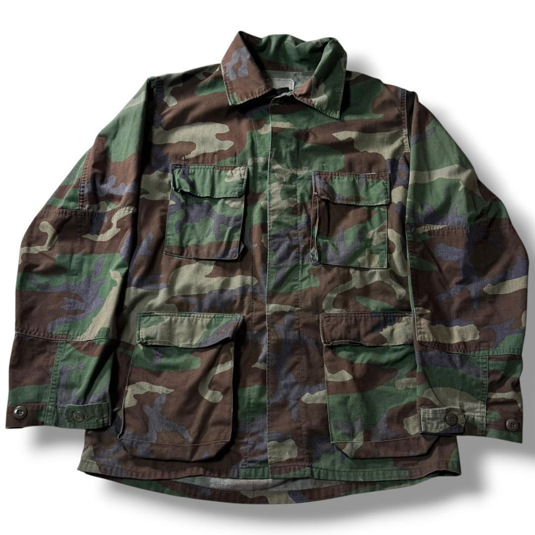US ARMY 実物 BDUジャケット フィールドジャケット ウッドランドカモ