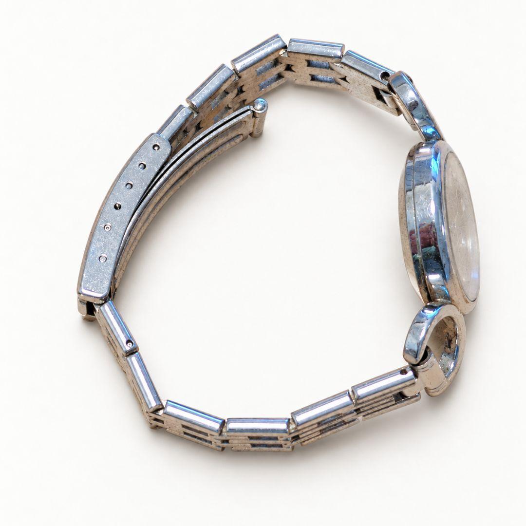 WALTHAM Maxine 手巻き ブルーグリーン ブレスウォッチ 稼働 画像3