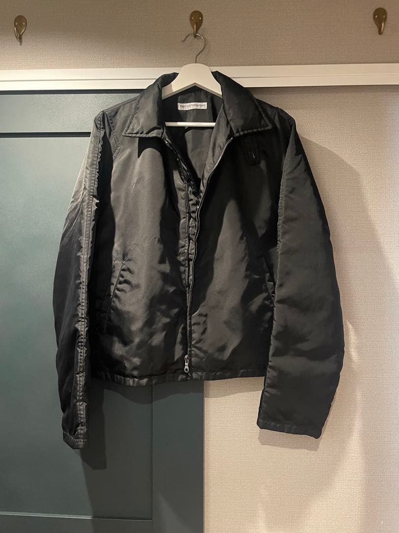 90s 48 EMPORIO ARMANI Down Nylon Bomber 画像4