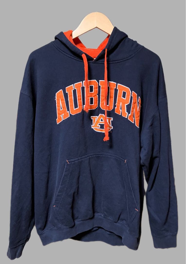 PRESSBOX AUBURN パーカー ネイビー オレンジ