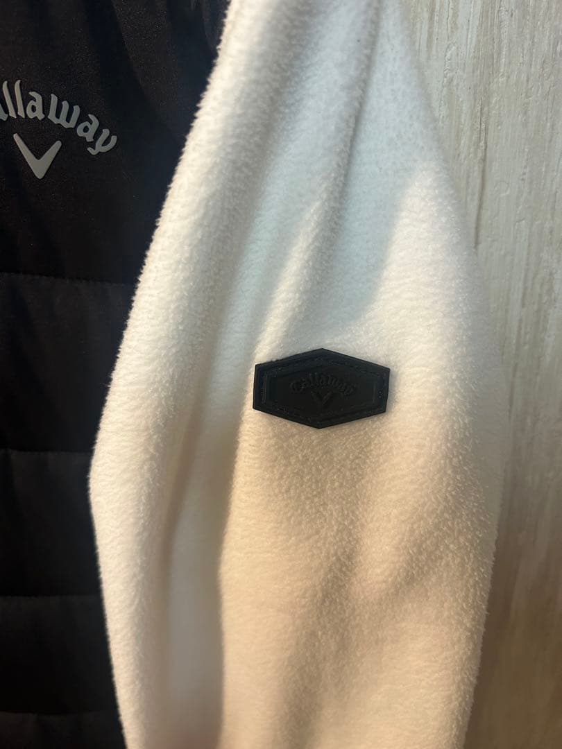 【美品】Callaway レディース ゴルフ ジャケット ブラック ホワイト 画像3
