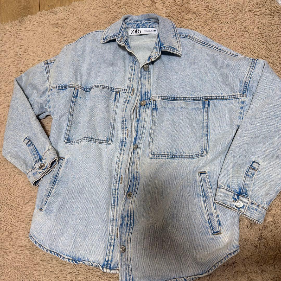 ZARA デニムジャケット ライトブルー