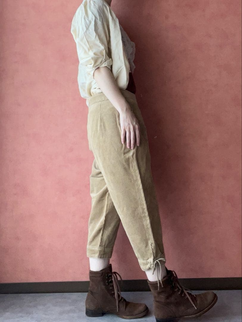 EURO VINTAGE corduroy pants jantiques 画像4