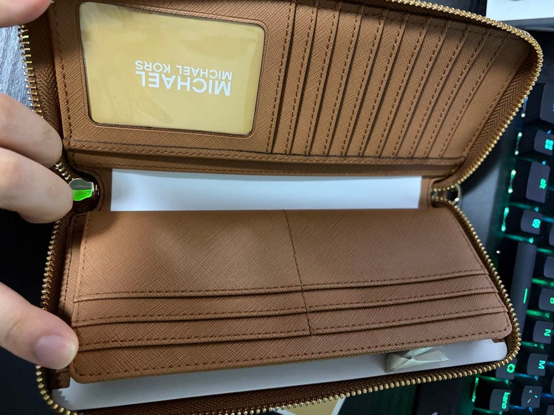 【未使用】MICHAEL KORS 長財布 リストレット付き 画像5
