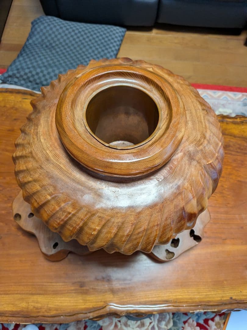 骨董品 屋久杉 花瓶 画像3
