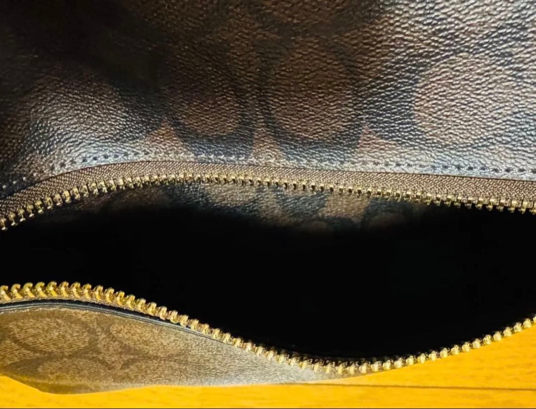 COACH シグネチャー バックパック ブラウン 画像5