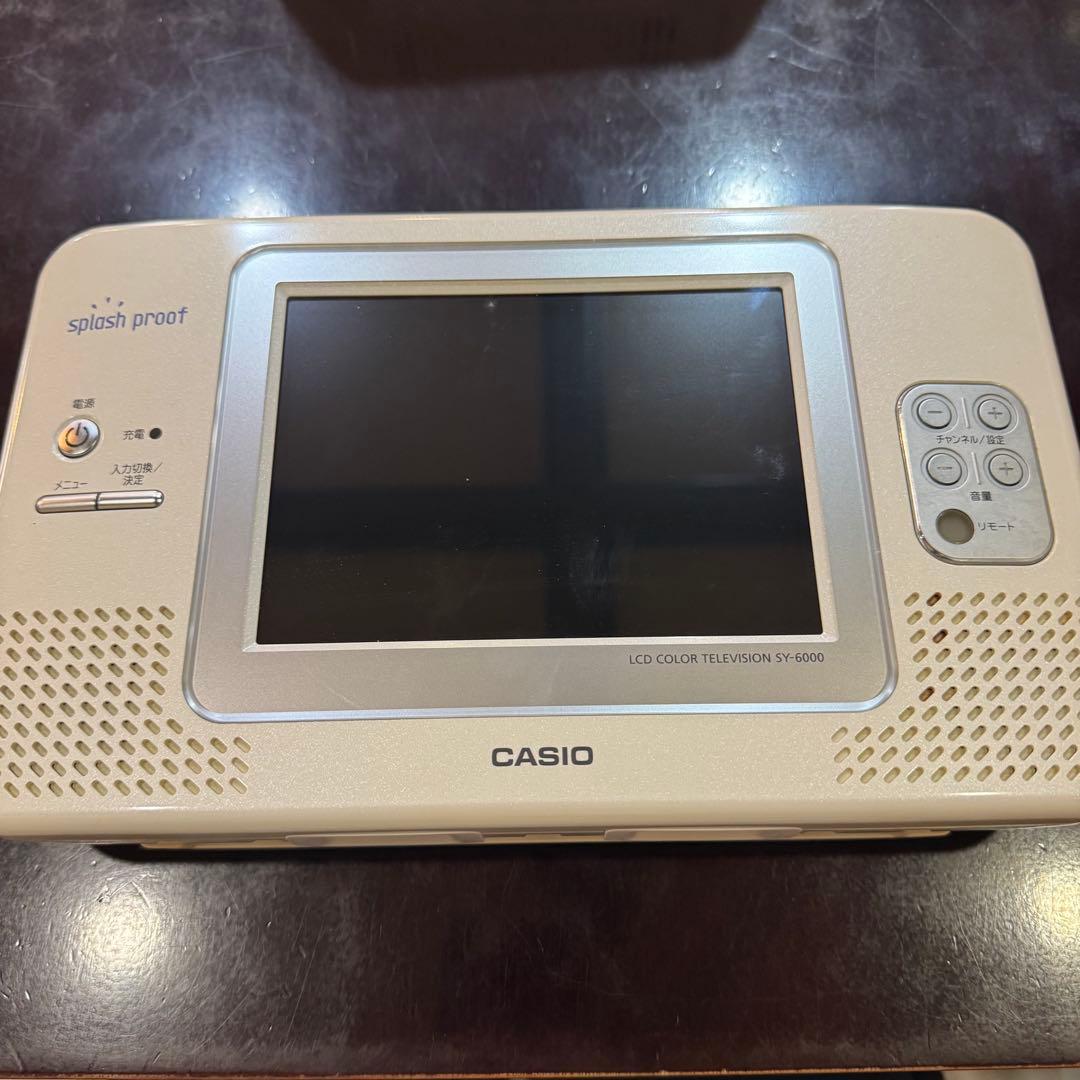 カシオ 防水液晶テレビ SY-6000 お風呂テレビ フルセット CASIO 画像2