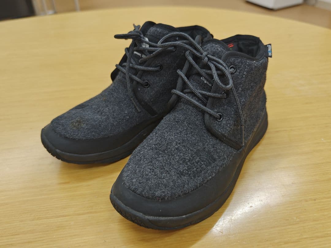 良品☆ノースフェイス ヌプシ 防寒防水ブーツ 23cm グレー 画像2