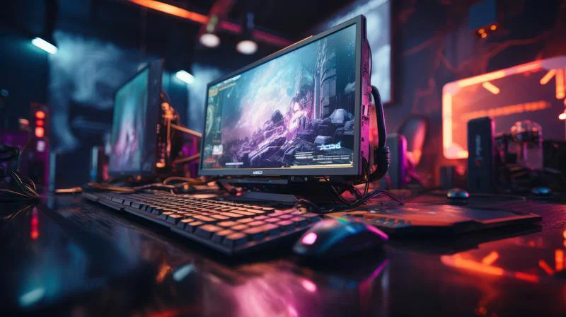 デスクトップPC キーボード付き