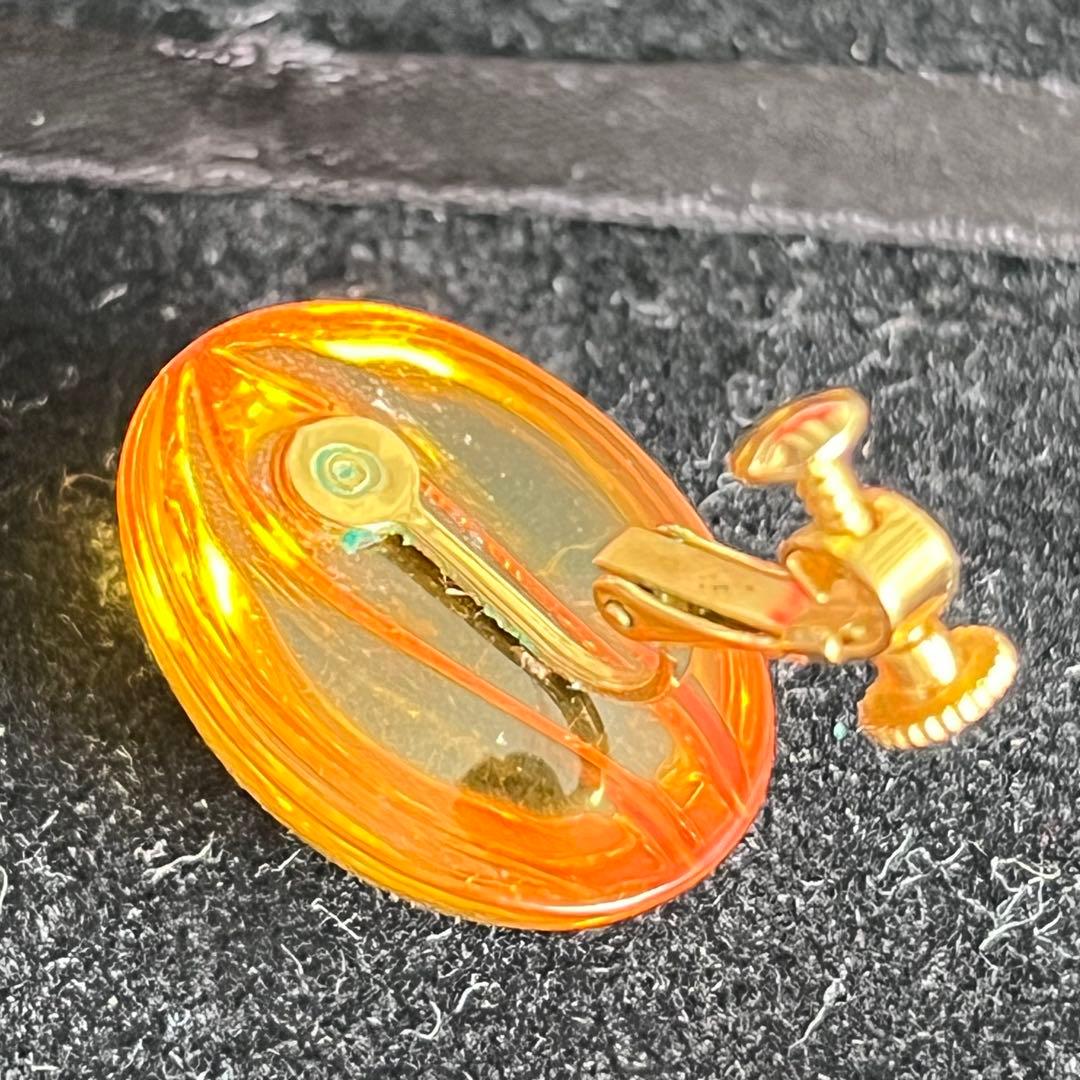 極美品✨ 天然琥珀 ネックレス イヤリング K18 アクセサリー 画像4