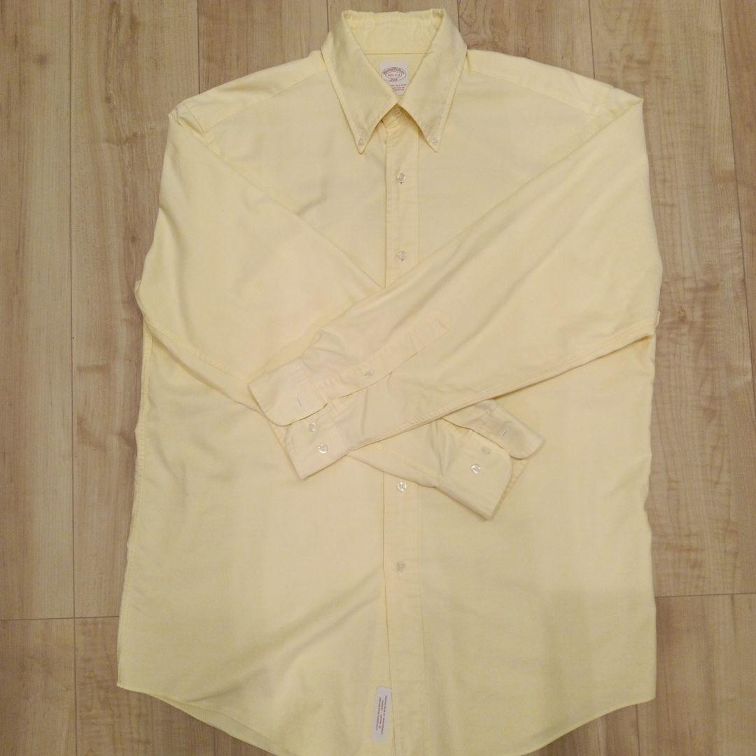 Brooks Brothers 長袖シャツ 346 イエロー