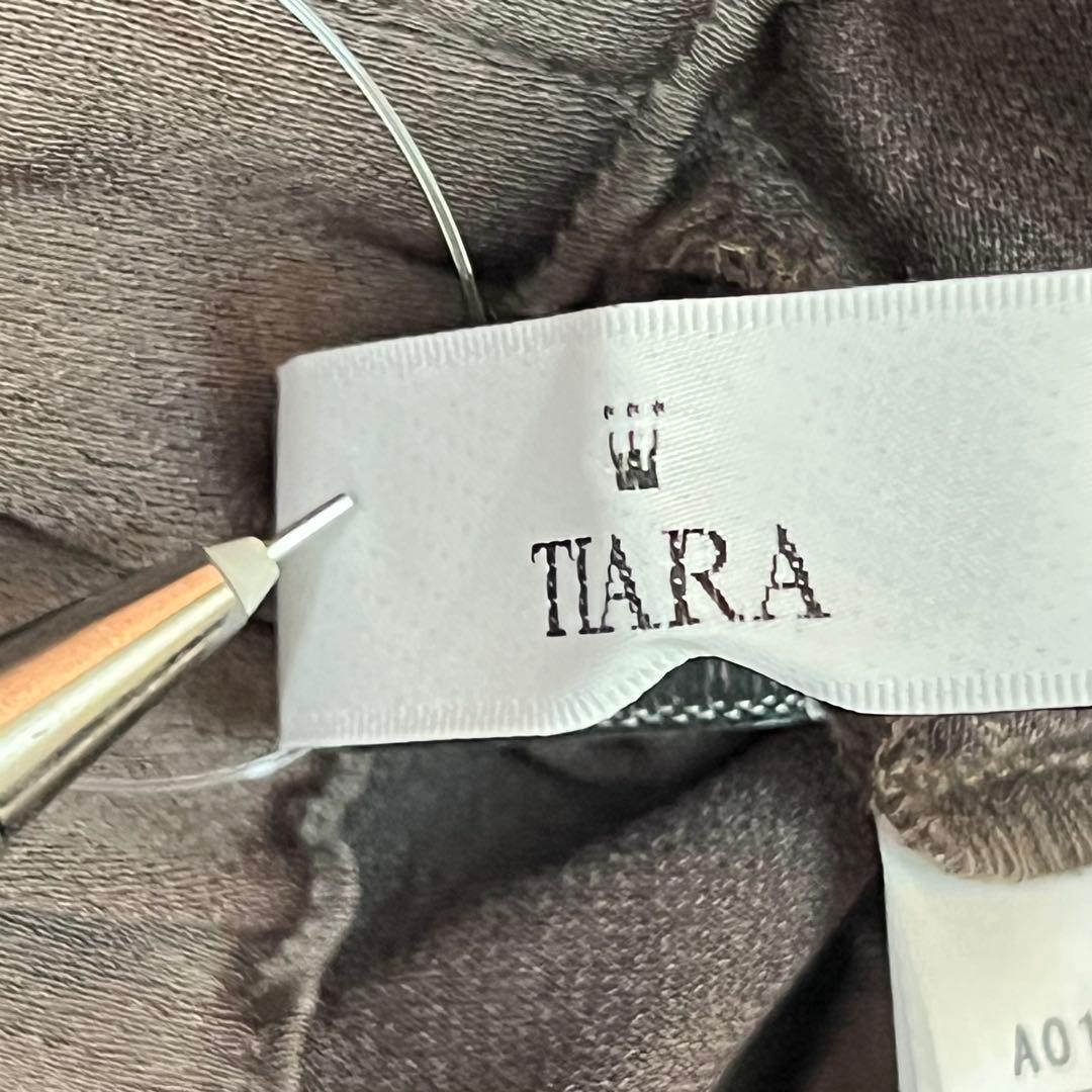 TIARA ティアラ サテンフレアスカート ロングスカート ペチコート付 F 画像2