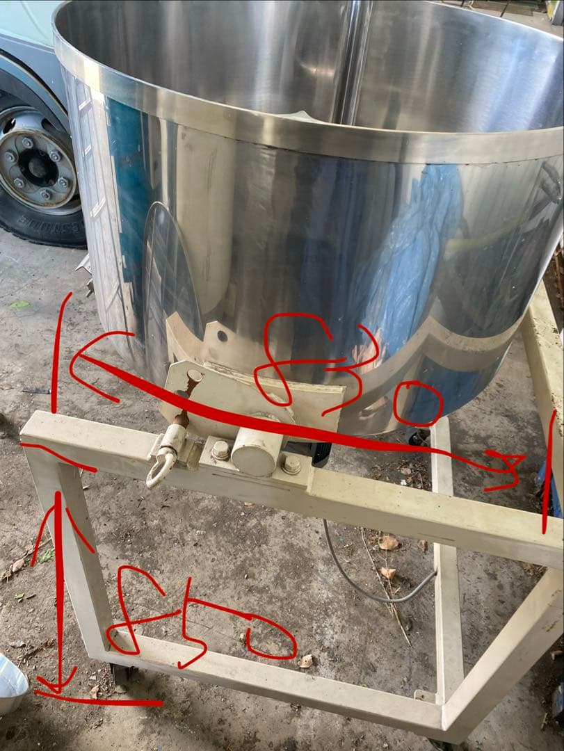 DAIKO SEIKI 樹脂ペレット撹拌機 ステンレス製 射出 押出 ブロー成形 画像3