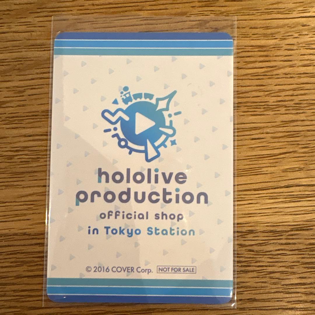 ホロライブ キャラクターカード 東京駅限定 非売品 チケット風カード 画像3