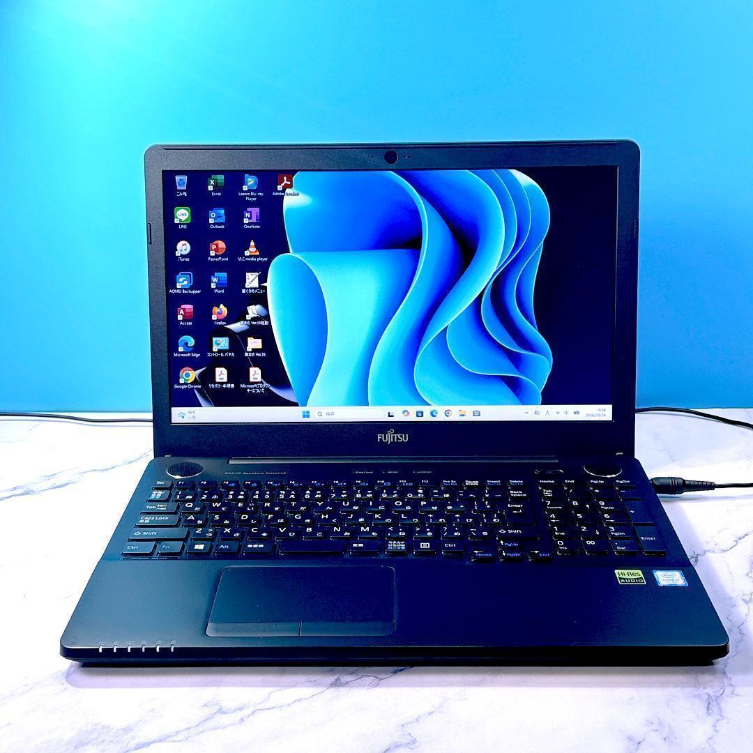 美品！Corei7・8GB・SSD・MSオフィス付・富士通で安心のノートパソコン 画像2